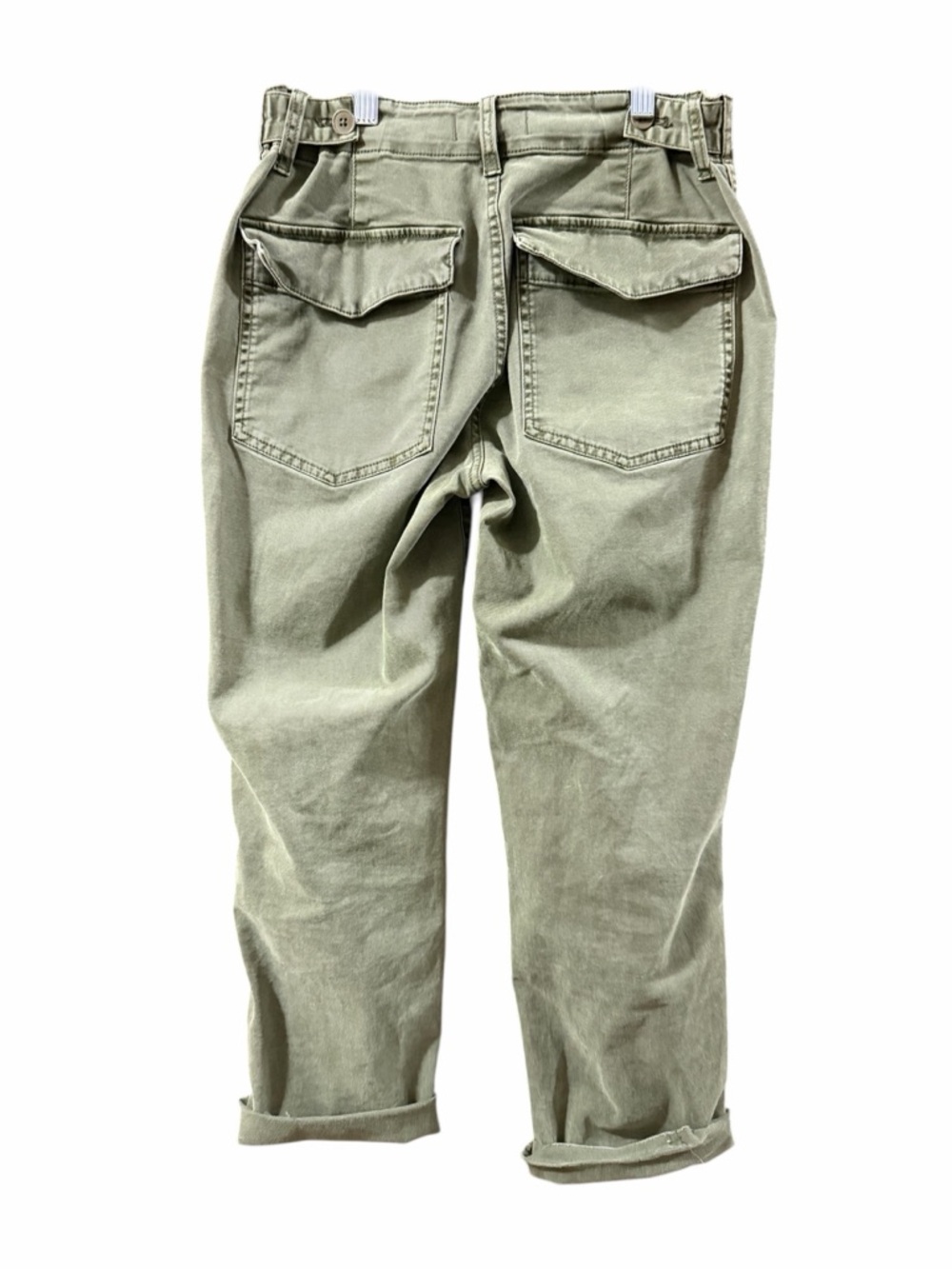 Madewell Olive Slim Straight Utility Pant - Picture 2 of 8